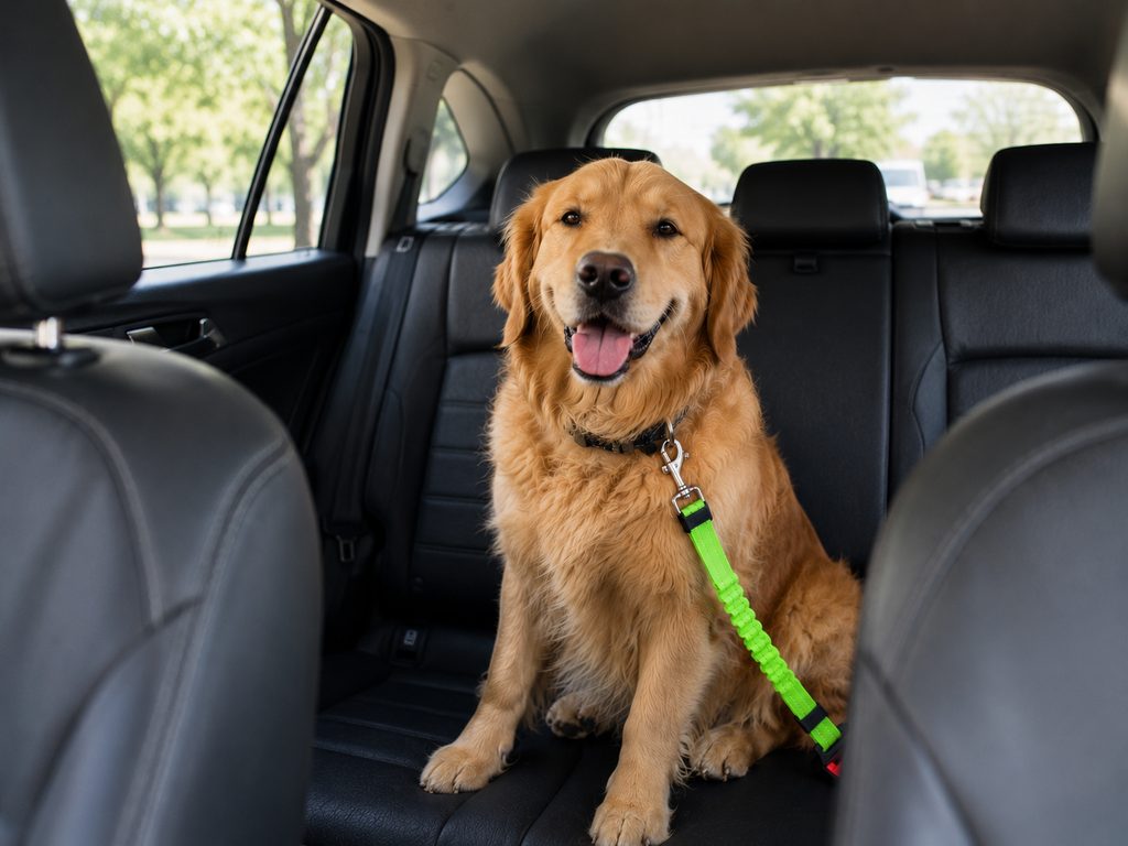 Premium Adjustable Dog Car Seat Belt
