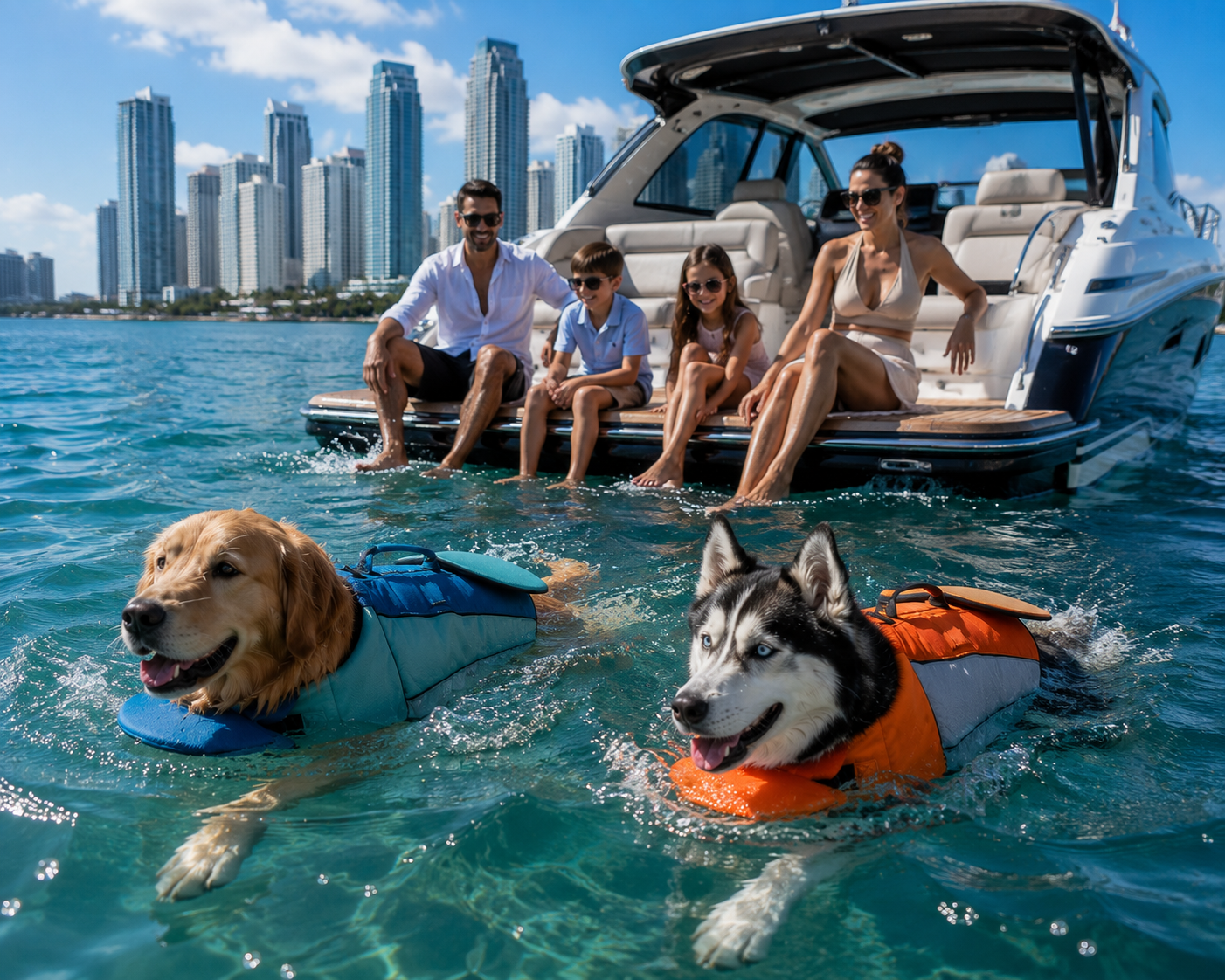 Aven™ Dog Life Jacket – High Buoyancy & Rescue Handle