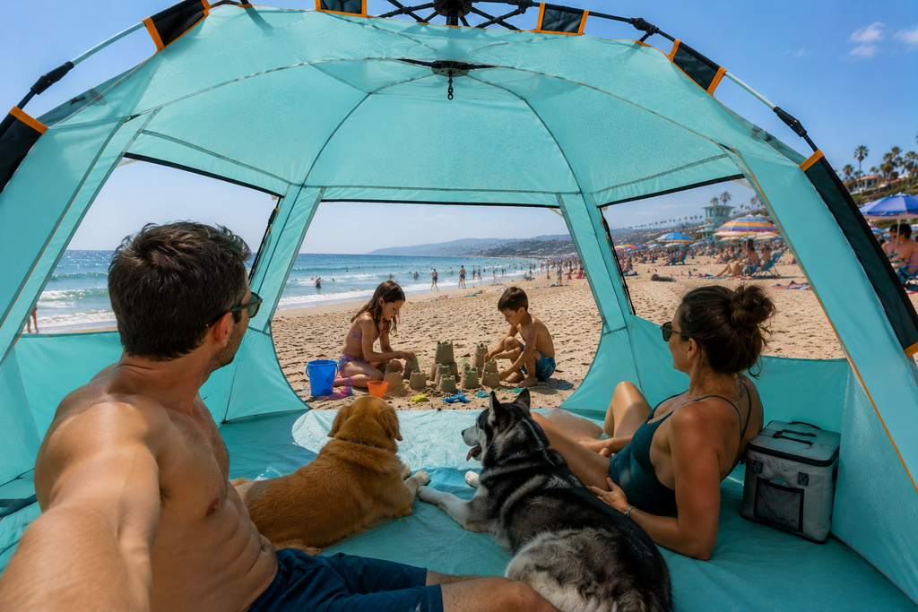 Aven™ Family & Pet Beach Shelter – UPF 50+