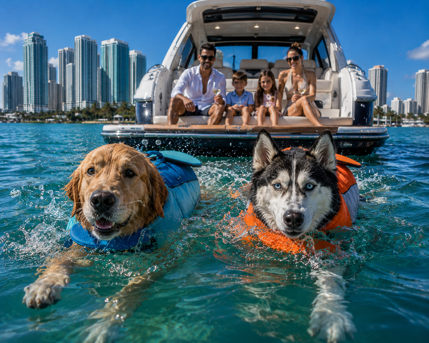 Aven™ Dog Life Jacket – High Buoyancy & Rescue Handle