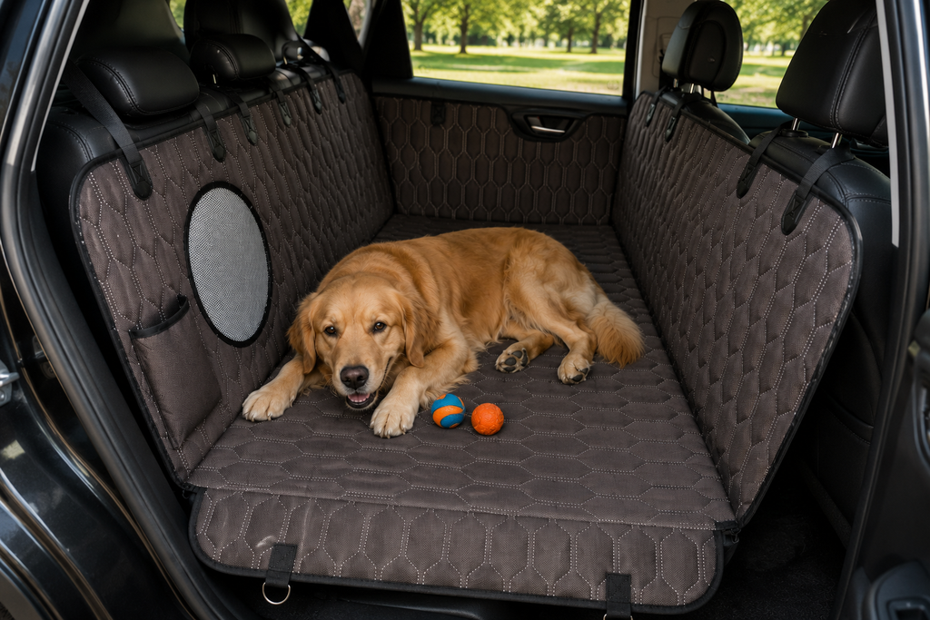 Luxury Dog Back Seat Protector