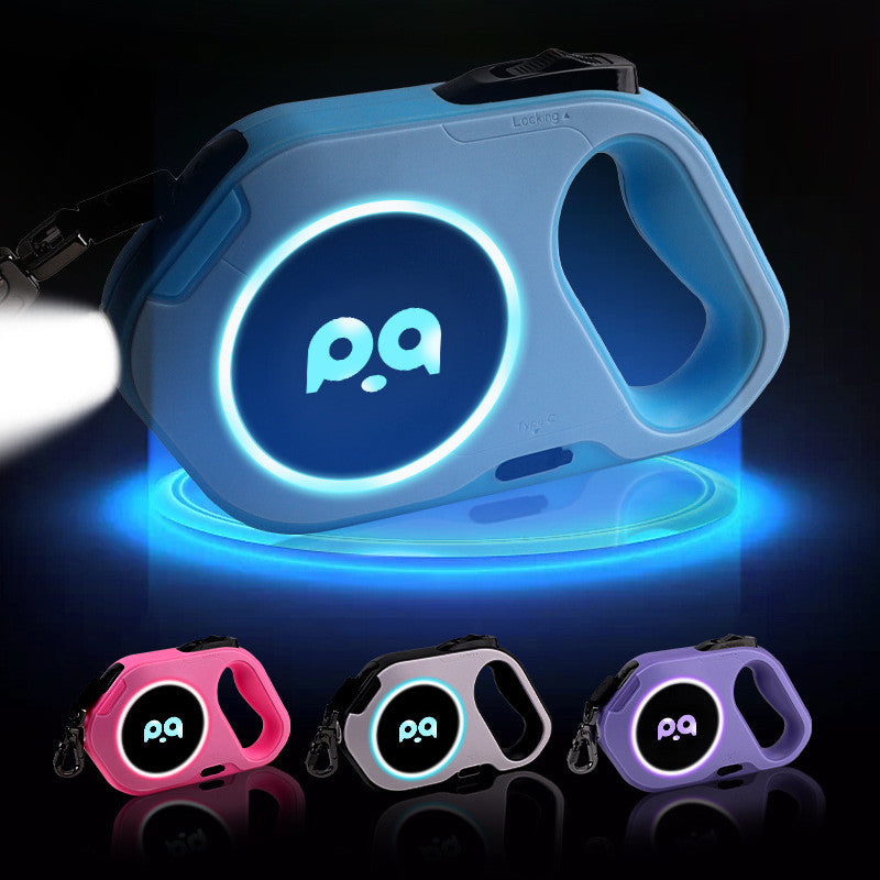 NightSafe™ LED Retractable Dog Leash
